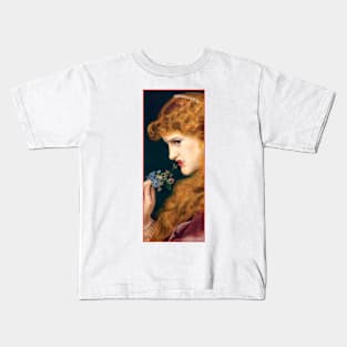 Love’s Shadow by Frederick Sandys Kids T-Shirt